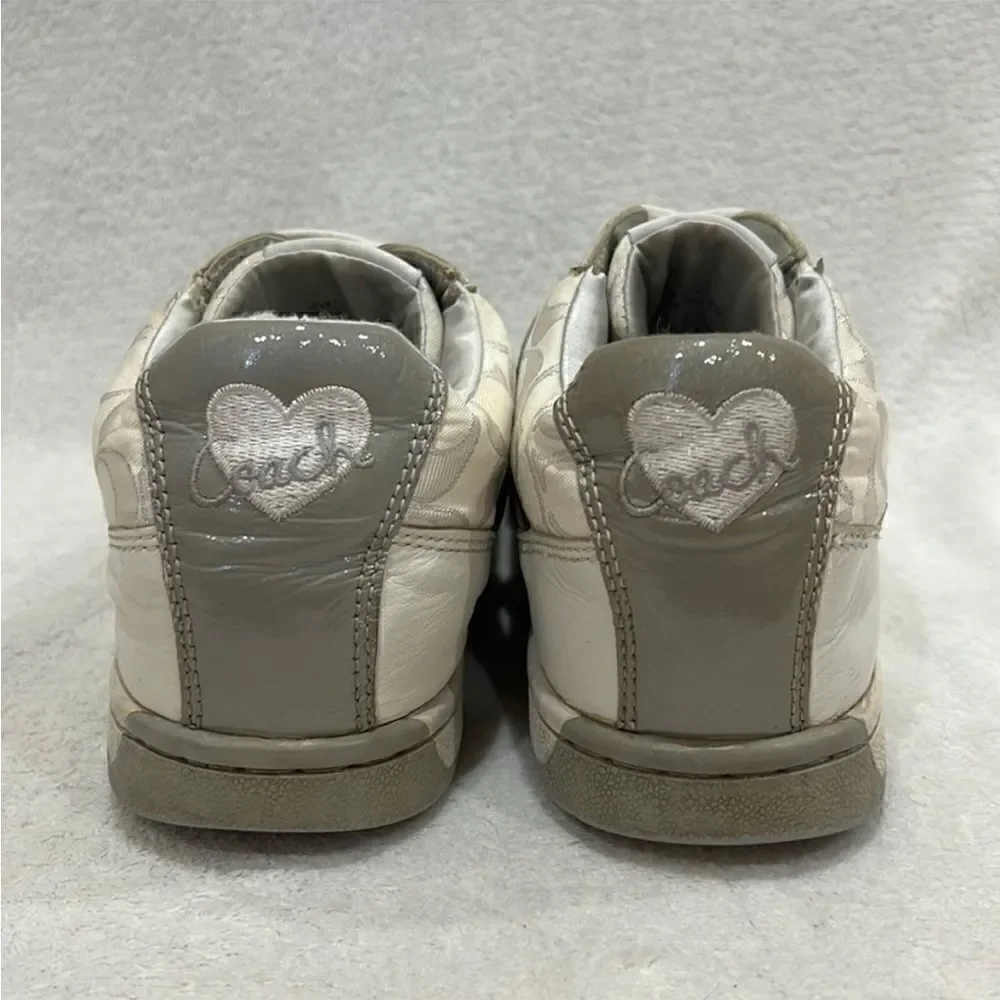 Coach Nova Signature C Silver Sneakers 9M